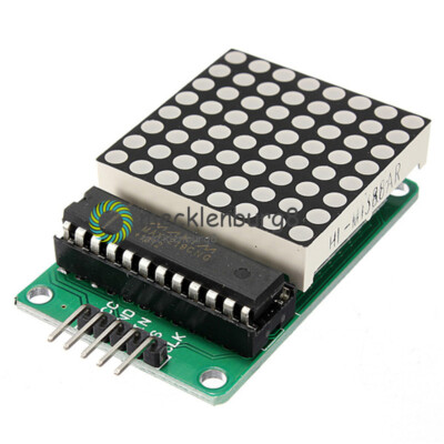 MCU Control Display Module MAX7219 Red Dot Matrix Module DIY Kit For Arduino