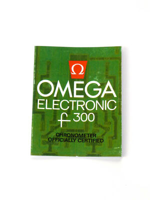Omega Electronic f 300 Chronometer Officially Certified Nachdruck