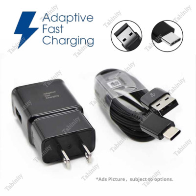 Fast Wall Charger USB Type C Cable For Samsung Galaxy S20 21 22 23 A 50 51 52 53