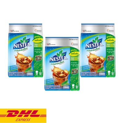 3x NESTEA UNSWEETENED Instant Ice Tea Mix Nestle Brew Drink 0 Cal No Sugar 200 g