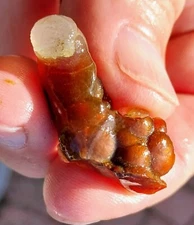 Vintage 1970s Deer Creek Arizona Fire Agate Rough 2.1 Ounces