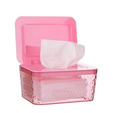 Wipes Dispenser, One-Handed Operation Wipe Holder for Baby  Adult, Seal-Desi...