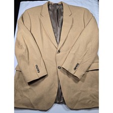 Vintage Botany 500 Men's 48L Camel Hair Blazer Sport Coat Tan