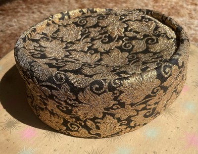 Vintage Brocade Pillbox Hat