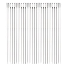 30pcs Beading Needles 1.6mm Dia Long Straight Sewing Needles 6Inch