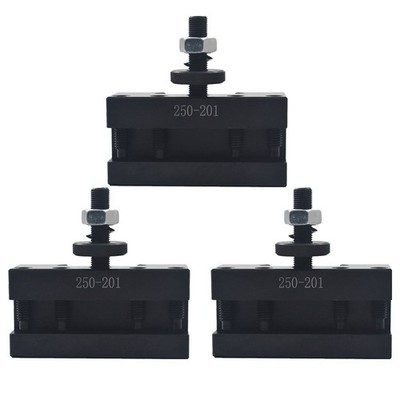 3 PACK BXA #1 Quick Change Turning&Facing Tool Post Holder 250-201 For CNC