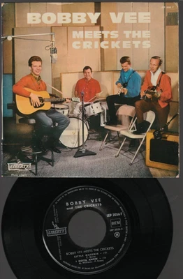 ♫ EP 1962 Bobby Vee – Bobby Vee Meets The Crickets -  Liberty FRANCE 2056   EX ♫ - Bild 1 von 2