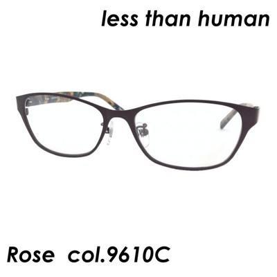 less than human glasses Rose col.9610C 53mm made in Japan