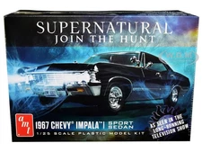 SKILL 2 MODEL KIT 1967 CHEVROLET IMPALA SS "SUPERNATURAL" 1/25 BY AMT AMT1124