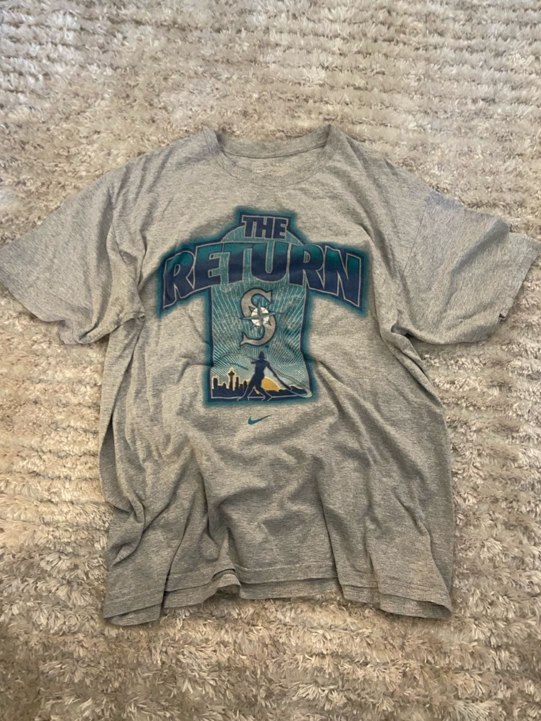Vintage Nike Seattle Mariners Ken Griffey Jr. The Return Welcome Back T-Shirt