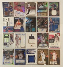 20 Card Lot Auto Autograph Rookie Game Used Memorabilia Jersey Relic Patch NBA #