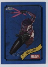 2025 Topps Chrome Marvel Comics Blue Refractor 216/299 Blink #48 0zu6