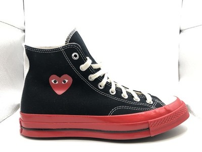 Converse CDG Chuck Taylor All Star 70 Hi Comme des Garcons PLAY A01793C Sz 9 Men