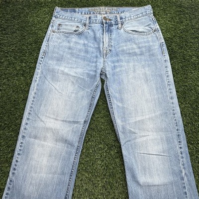 American Eagle Classic Bootcut Jeans Mens 32x34 Light Wash 100 Percent Cotton