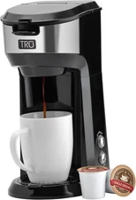 Tru Single Serve Brew System by Select Brands - Cup Coffee Maker Black 