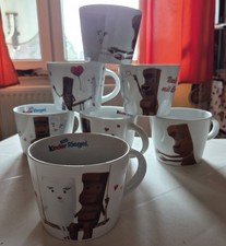 7 Kinderschokolade Tassen & 2 Müsli Becher  ...