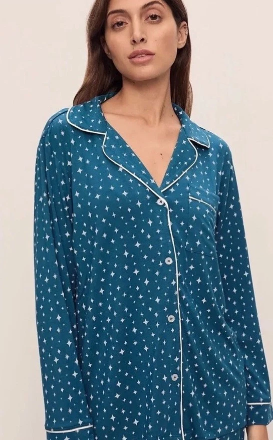 Eberjey 2 pc TENCEL™ Modal Long PJ Set Size Large New In Bag - Image 2 of 3