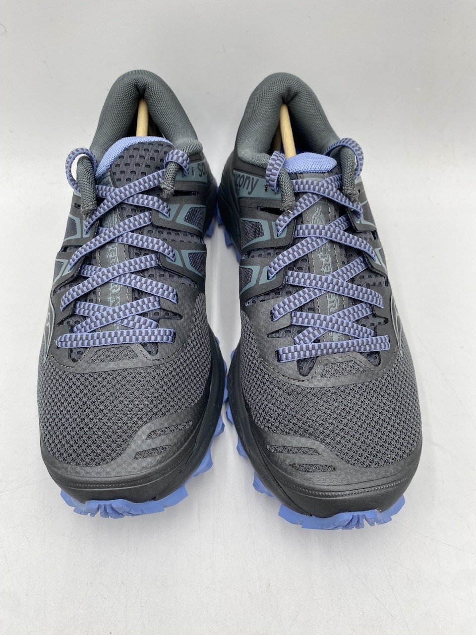 Saucony PEREGRINE ISO WIDE Women's NEW Trail-running Shoes Gunmetal Multi Sizes thumbnail 6