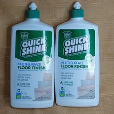Quick Shine Multi Surface Floor Finish 27oz squirt bottle (QTY 2 Pack)