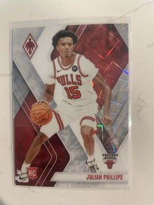 2023-24 Panini Phoenix Julian Phillips (RC) #275 White Laser #d /150 Bulls SP