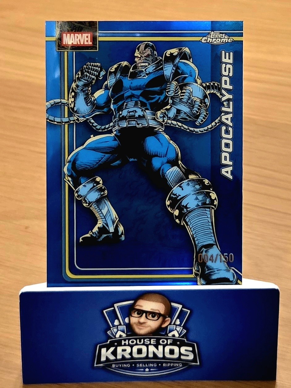 2026 Topps Chrome Marvel Apocalypse Blue Refractor 004/150 #007