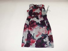 Calvin Klein Women's Sleeveless Floral Print Dress Size 12 NWT Knee Length CK