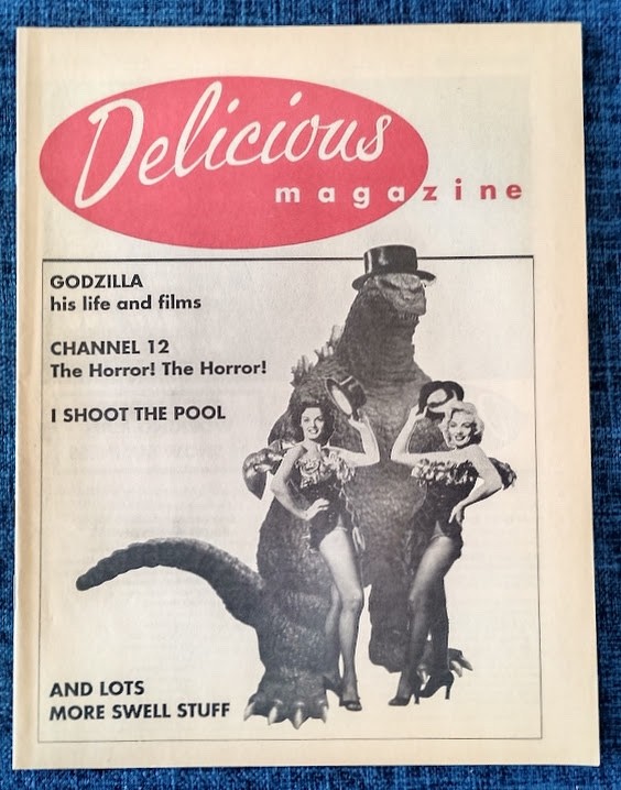 Weekly Delicious Magazine #1 1993 Pinetop Press Providence Rhode Island Godzilla
