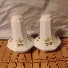 Vintage Johnson Brothers Salt And Pepper Shaker Heritage Posy Made In England