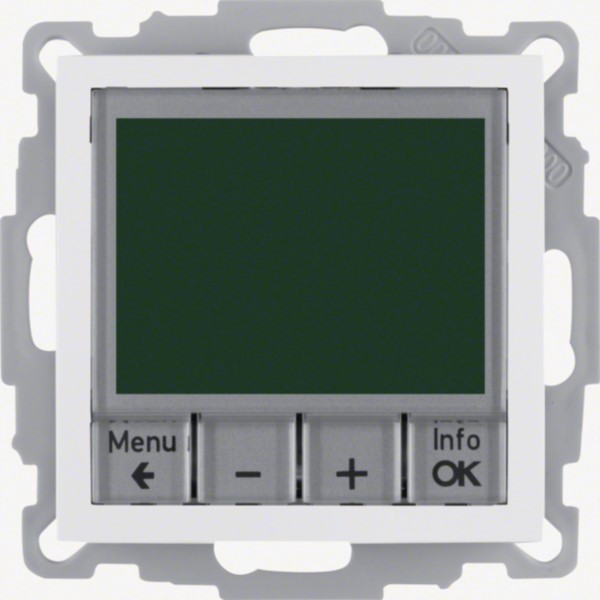Berker Temperaturregler Weiß 20441909 Raumtemperaturregler Temperaturregler-image