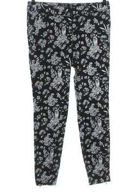 GLASSONS Stoffhose Damen Hose Gr. DE 36 schwarz-weiß Casual-Look