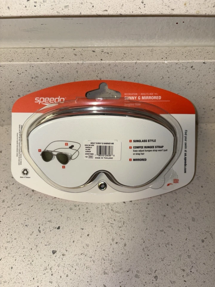 Speedo Unisex Adulto Gafas de Natación Soleadas G Espejadas Mariner Aviador Auténticas Reales Foto 2 de 4