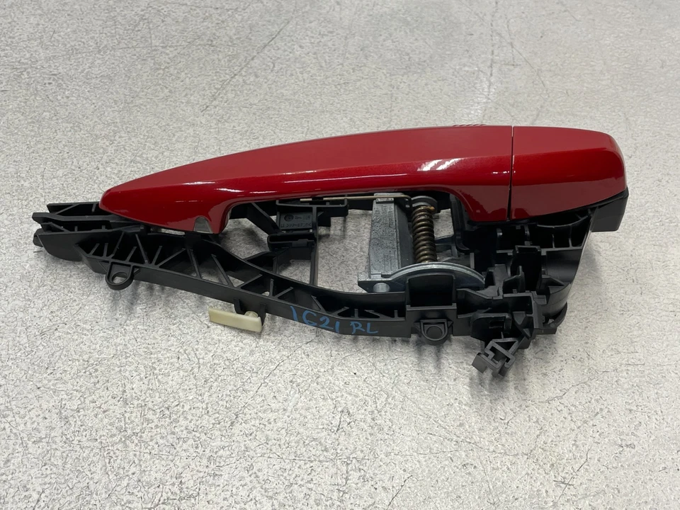 15 16 17 18 BMW X5 M F85 manija de puerta exterior del conductor trasero izquierdo rojo 1621 OEM Foto 2 de 4