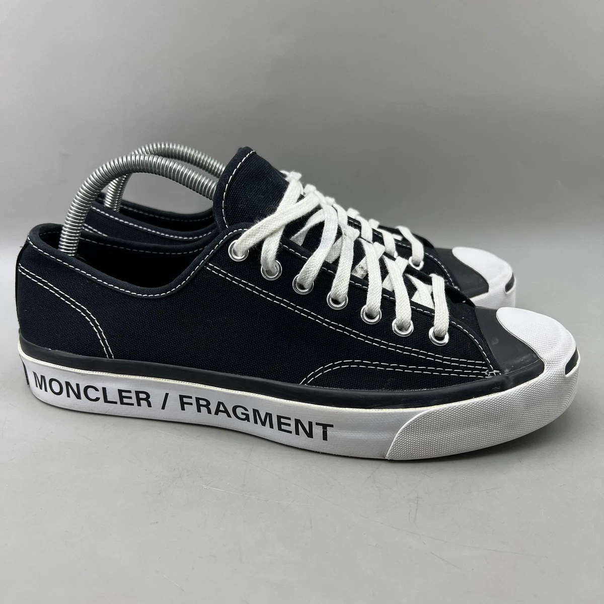 Fragment Design x Moncler x Converse Jack Purcell Black for Sale