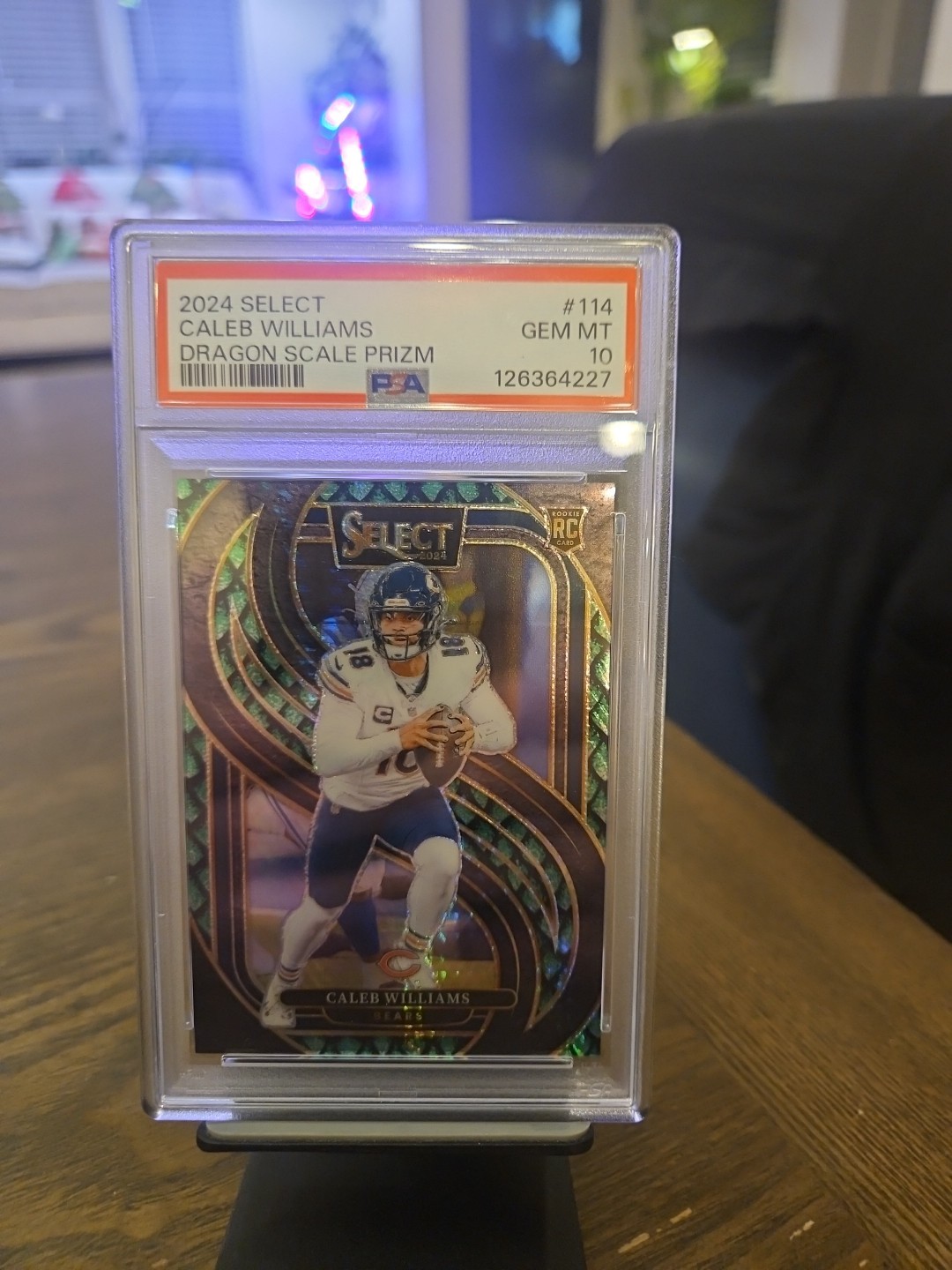 2024 Select - Caleb Williams Dragon Scale Prizm Premier RC PSA 10 Bears 11/81