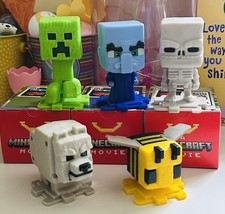 2025 McDonald  s Minecraft Movie Happy Meal Toy set of 5