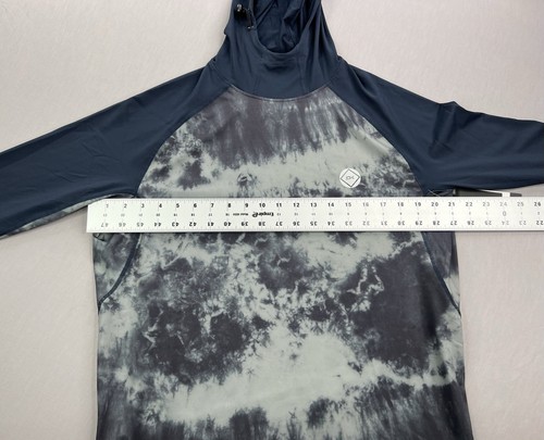 Dakine Mens Sun Hoodie w/ Visor Long Sleeve XXL UPF 50+ Rash Guard Dark Waters - 第 8/9 張圖片