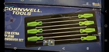 Cornwell Tools 7 Piece Extra Long Star Screwdriver Set Green Cornwell Tools 7 Piece Extra Long Star Screwdriver Set Green