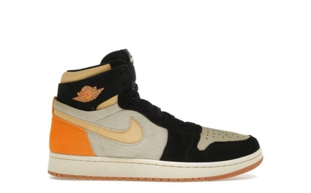 Jordan 1 Zoom Comfort 2 High Muslin Vivid Orange for Sale