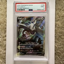 Lugia V 186/195 Pokemon SWSH Tempesta Argento Full Art Alt Art PSA 9