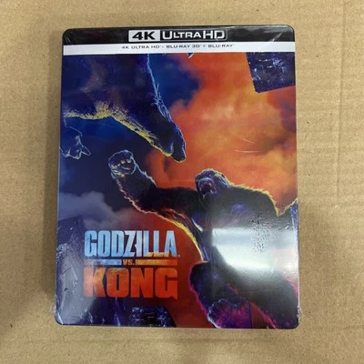 Godzilla Vs Kong Édition Limitée Steelbook 4k Ultra Hd - Blu-Ray 3d - Blu-Ray - Photo 1/3