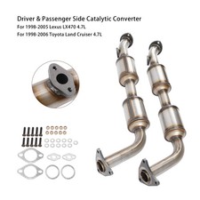 Pair Side Catalytic Converter For 98-06 Lexus LX470 Toyota Land Cruiser 4.7L ZR