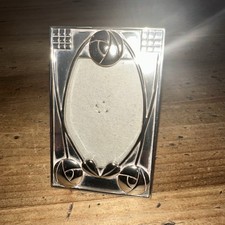 Minature Past Times Charles Rennie Mackintosh Rose Picture Frame Silver Plated