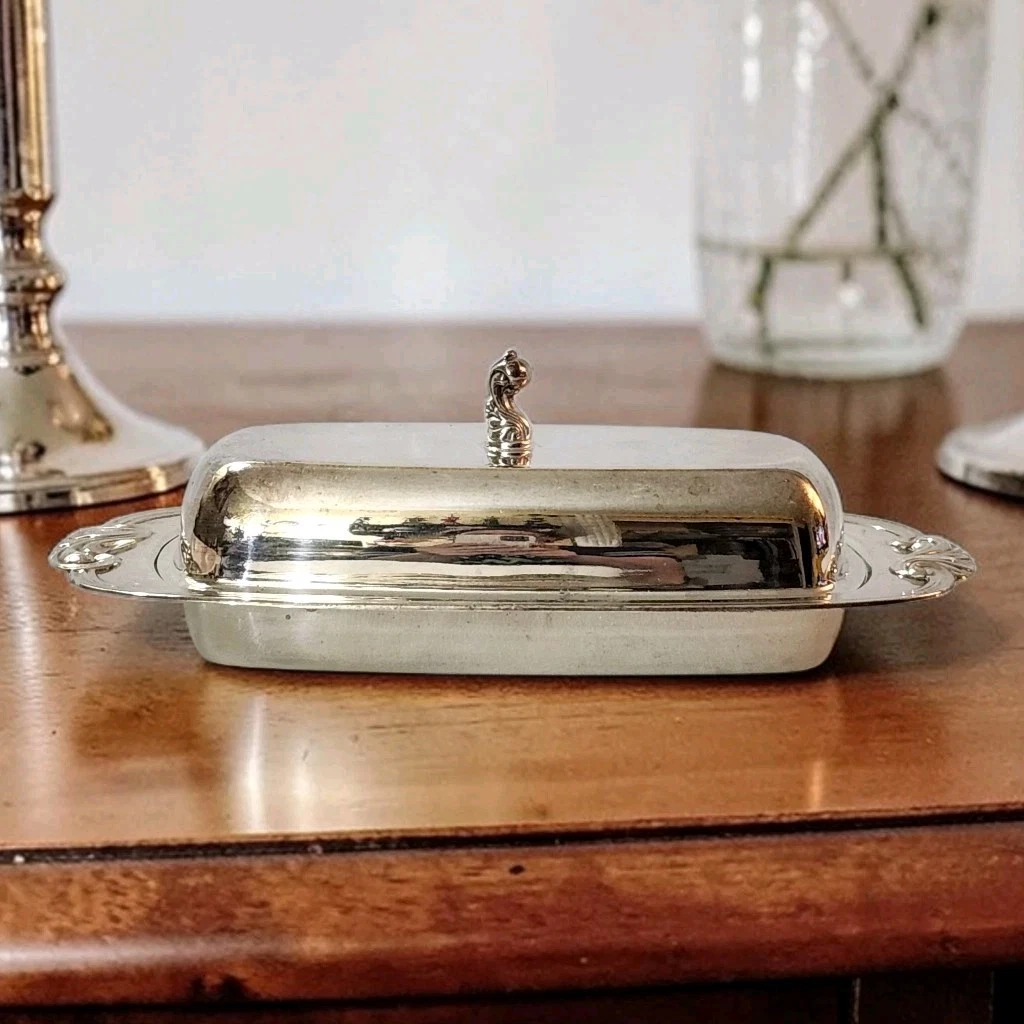 【WM.A. Rogers】バターディッシュ / ブレットサーバー A Wm. Rogers Antique US Silver-Plated Butter Dishes for sale | eBay