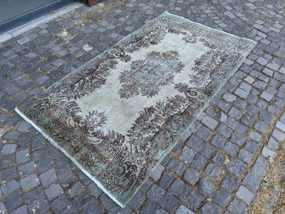 Turkish vintage rug, Carpet, Area rug, Vintage rug, Turkish rug 4,1 x 7,1 ft