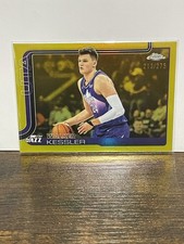 2025-26 Topps Chrome Yellow Refractor Walker Kessler 213/275 Utah Jazz #205