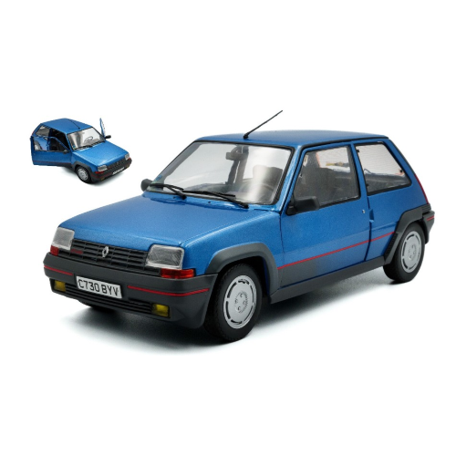 Renault R5 Gt Turbo MK1 1985 Alpine Blue 1:18 Solido Auto Stradali -D- Neues Mod-image