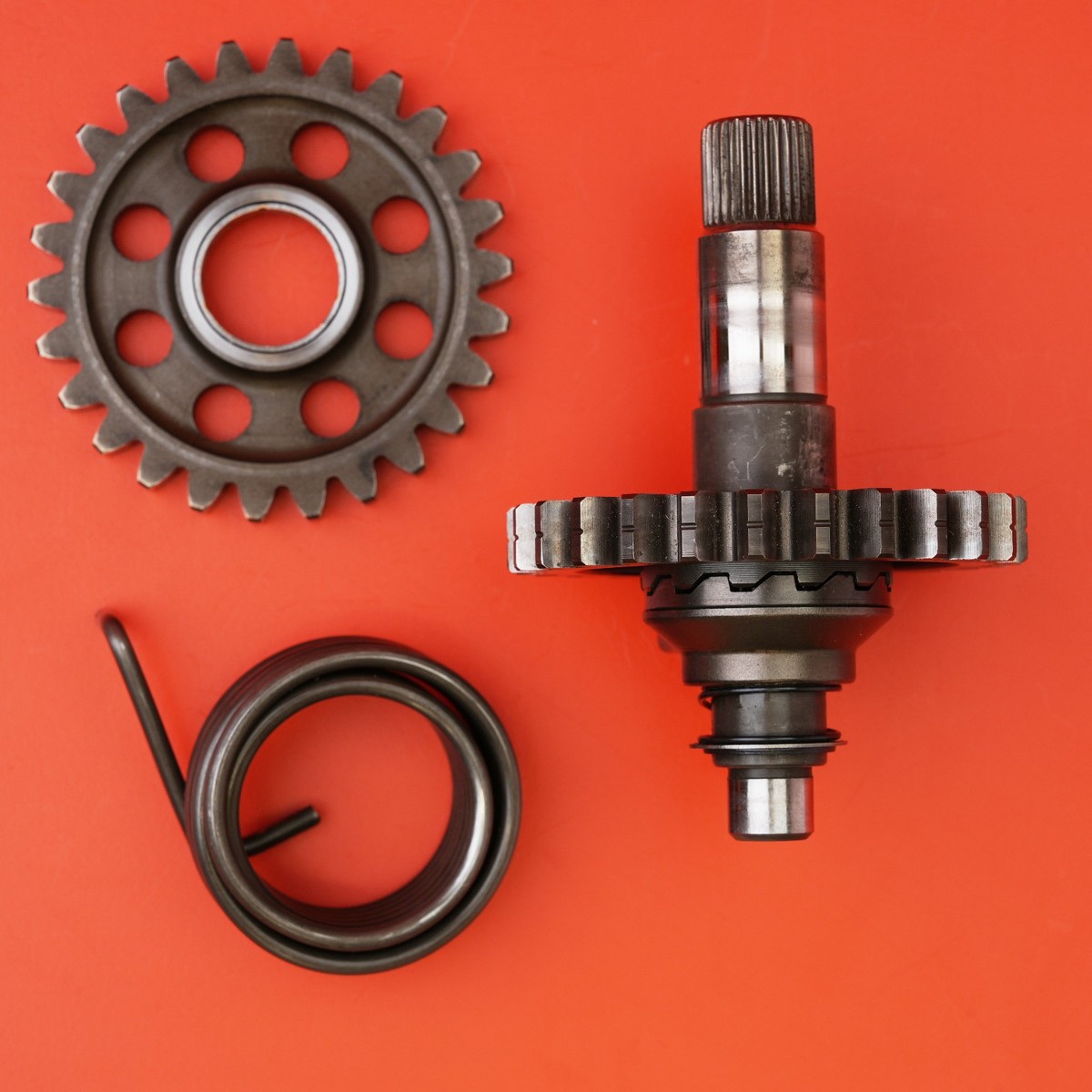 1997 96-98 KAWASAKI KX250 OEM KICKSTART KICK START SHAFT W IDLER