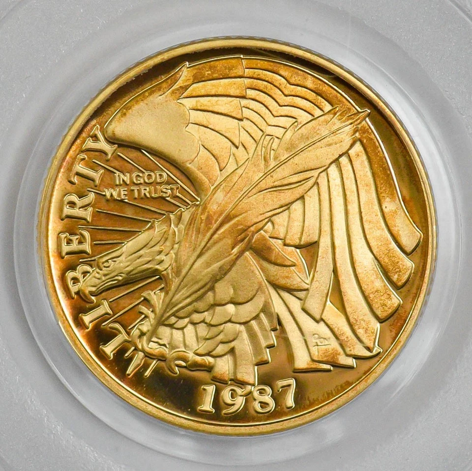 1987-W $5 Gold Constitution US Vault Collection PR70 DCAM PCGS 945747-12 - Image 4 of 4