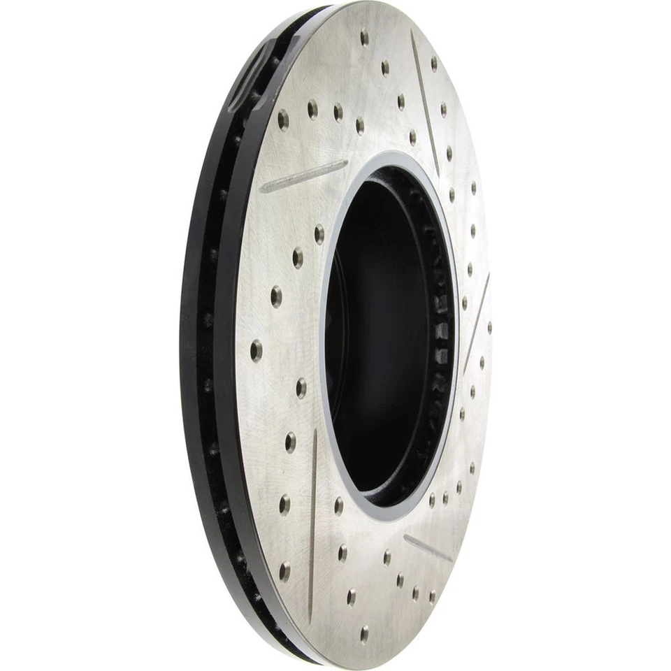 Rotor de freno delantero derecho StopTech 127.34108R perforado para 14-18 328d / 07-16 328i Foto 4 de 4