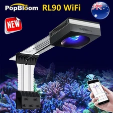 PopBloom WiFi Control 100W Reef Aquarium LED Light For Coral Reef Grow Fish Tank